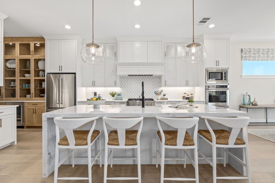 Plan 1640 Kitchen Representative Photo by American Legend Homes