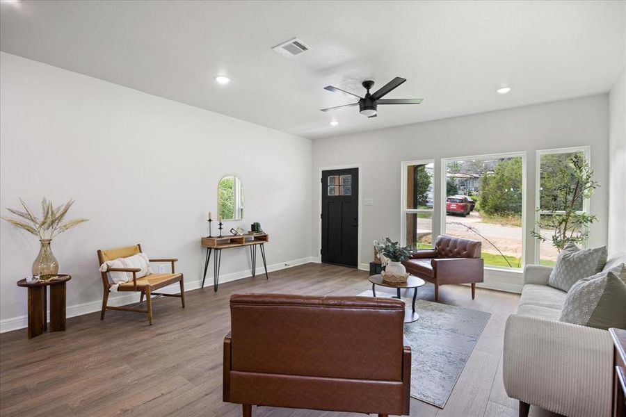 Furnished interior view inside a new home in , Granbury (Image 12).