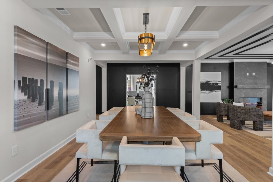 Representative furnished interior of a home built from the The Sand Dollar by Chesapeake Homes in Coastal Club of the Carolinas, Calabash (Image 49).
