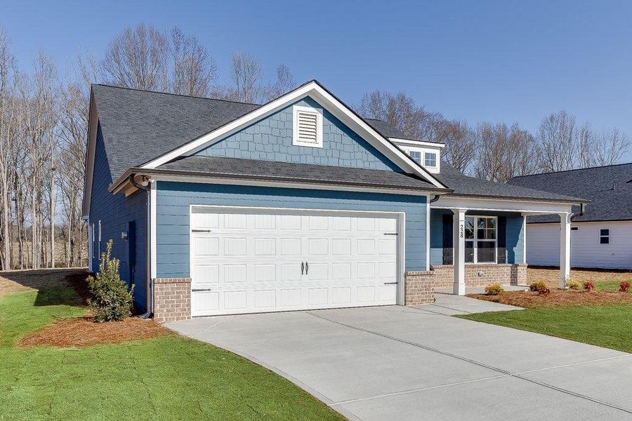 Front exterior of a new home in , Carnesville, GA, highlighting curb appeal (Image 22).