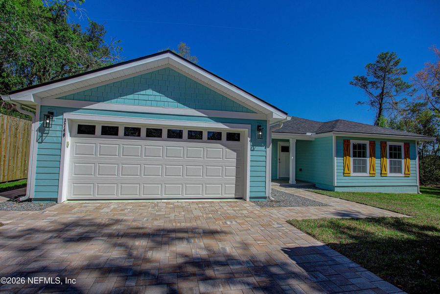 Front exterior of a new home in , St. Augustine, FL, highlighting curb appeal (Image 26).