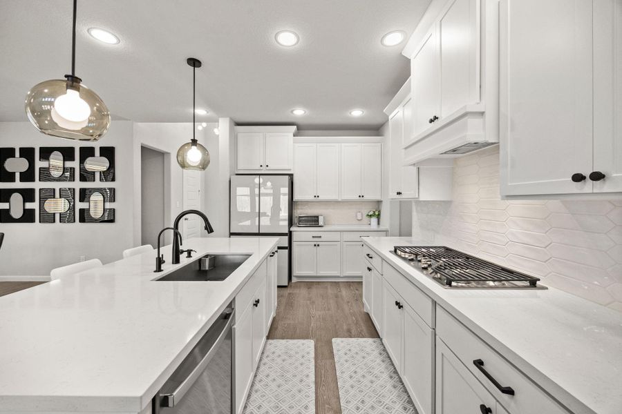 Furnished interior view inside a new home in , Richmond (Image 8). Furnished interior view inside a new home in , Richmond (Image 8).