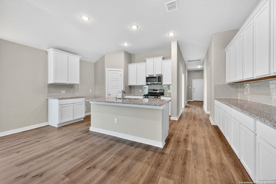 Furnished interior view inside a new home in Winding Brook, San Antonio (Image 3).