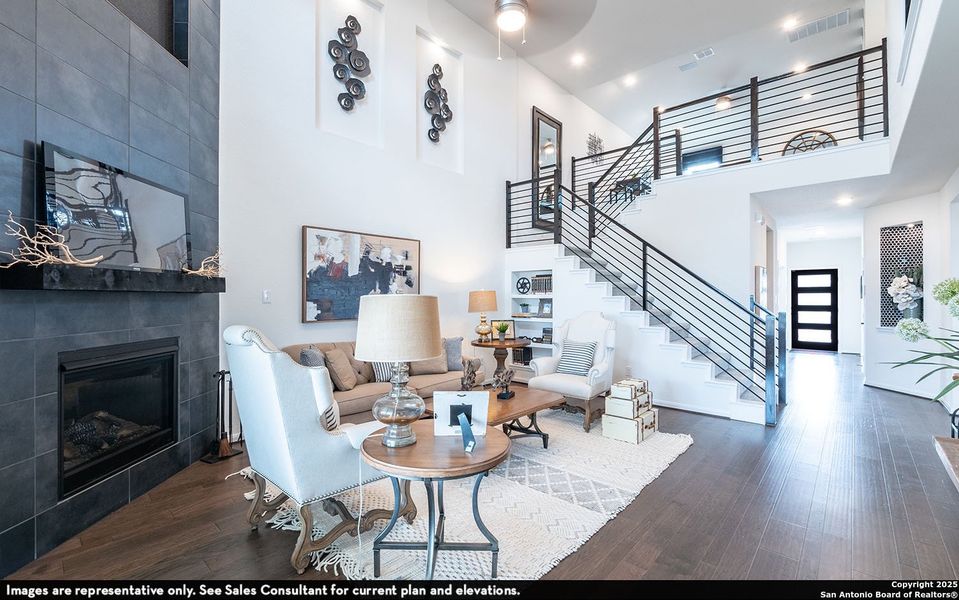 Furnished interior view inside a new home in Arcadia Ridge, San Antonio (Image 17).