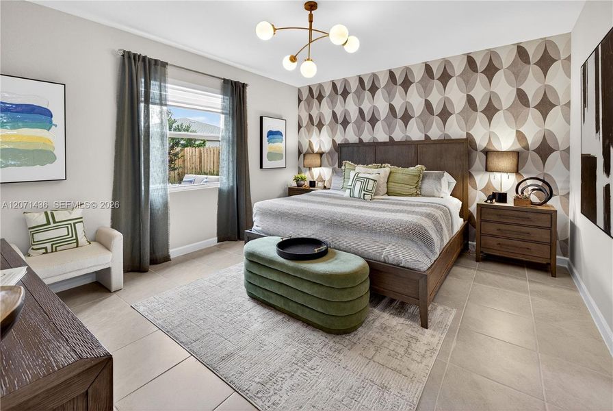 Furnished interior view inside a new home in Acacia Groves, Miami (Image 7).