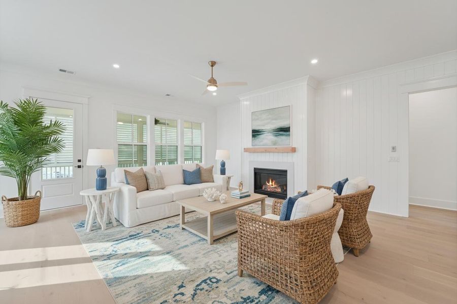 Furnished interior view inside a new home in , Hollywood (Image 31).