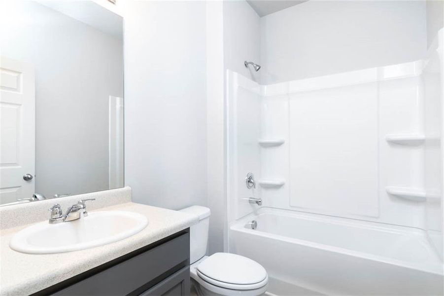 Furnished interior view inside a new home in The Reserve at Calcutta, Stockbridge (Image 15).