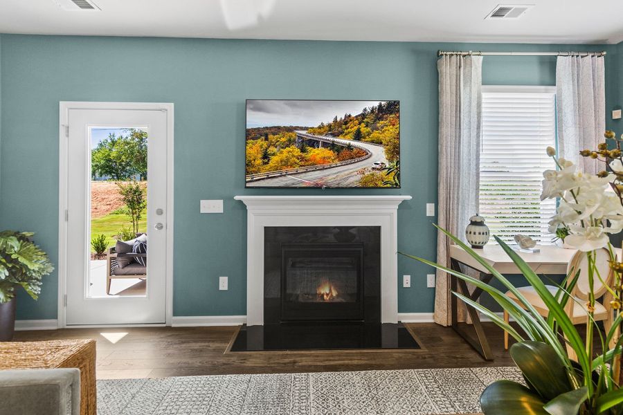 Representative furnished interior of a home built from the The Rembert by Stanley Martin Homes in Hamptons, Fountain Inn (Image 16).