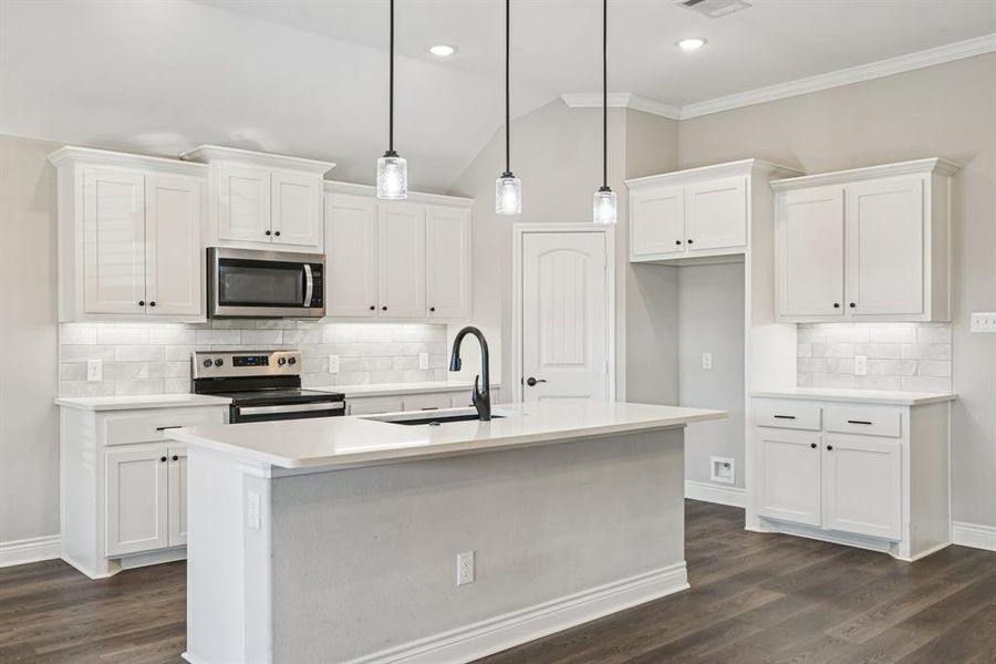 Furnished interior view inside a new home in , Greenville (Image 17). Furnished interior view inside a new home in , Greenville (Image 17).
