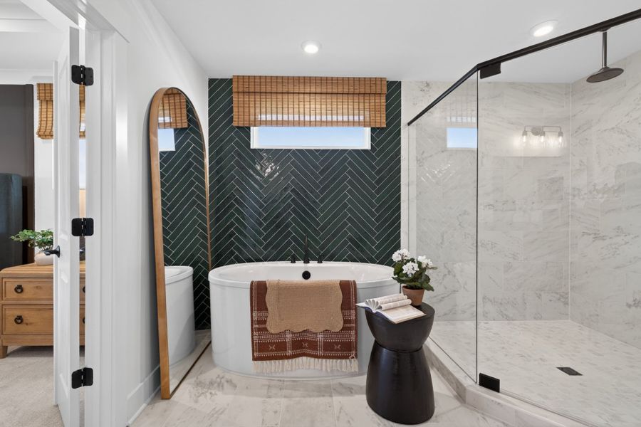 Representative furnished interior of a home built from the Riverton by Pulte Homes in Riversprings, Dacula (Image 48).