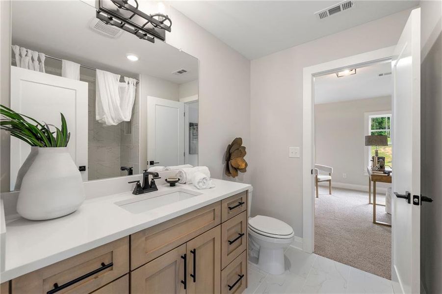 Furnished interior view inside a new home in , Canton (Image 34).