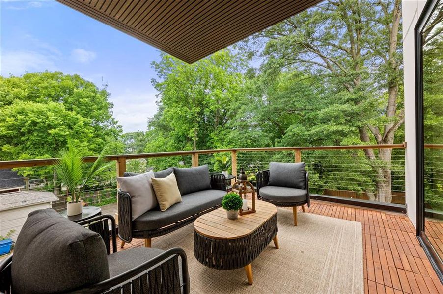 Exterior details and patio area of a home in , Atlanta (Image 30). Exterior details and patio area of a home in , Atlanta (Image 30).
