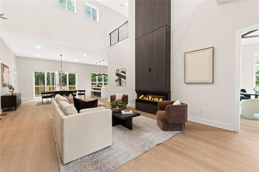 Furnished interior view inside a new home in , Fairburn (Image 10).