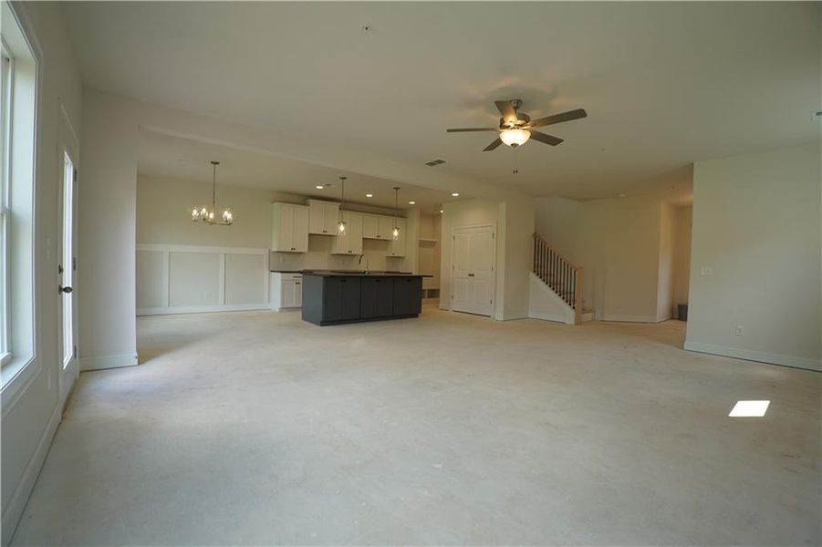 Spacious, unfurnished interior of a new home in , Marietta (Image 9). Spacious, unfurnished interior of a new home in , Marietta (Image 9).