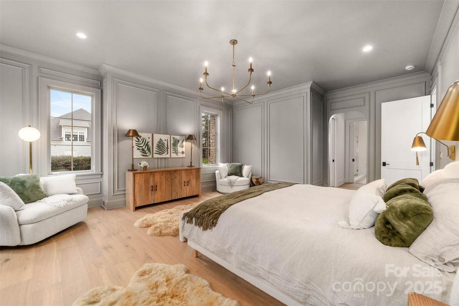 Furnished interior view inside a new home in , Charlotte (Image 19). Furnished interior view inside a new home in , Charlotte (Image 19).