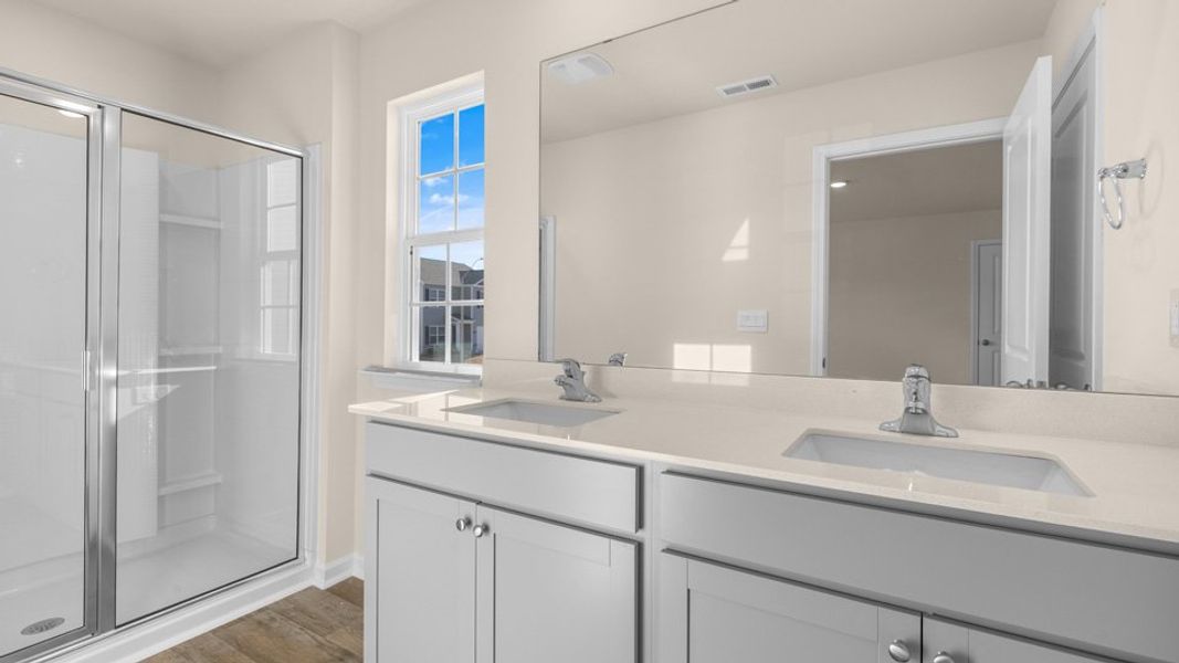 Furnished interior view inside a new home in Fishel Village, Winston-Salem (Image 9).