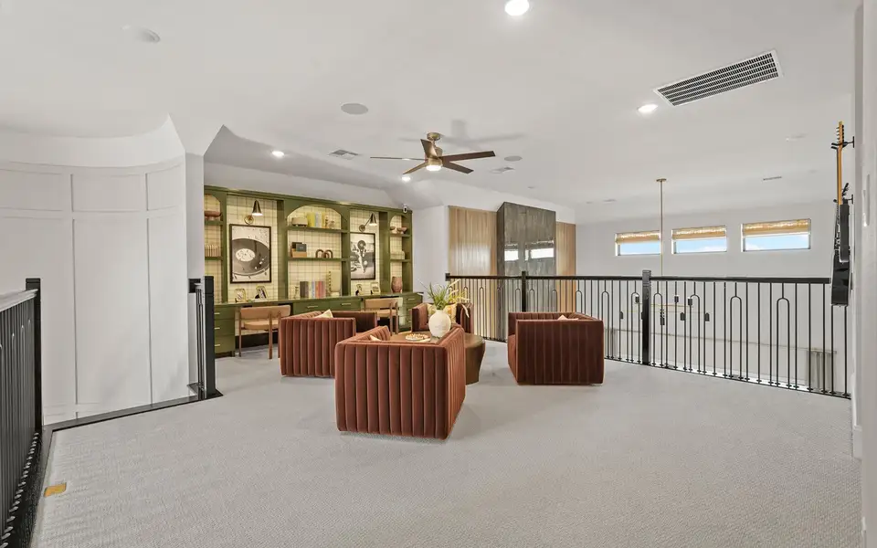 Representative furnished interior of a home built from the Hayden by Brookfield Residential in Midline, Webster (Image 5).
