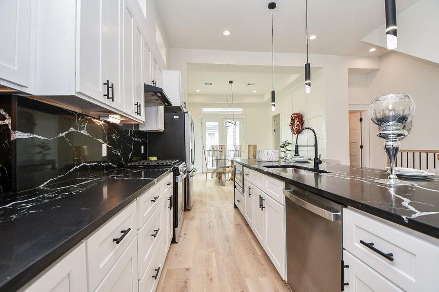 Furnished interior view inside a new home in , Houston (Image 26).