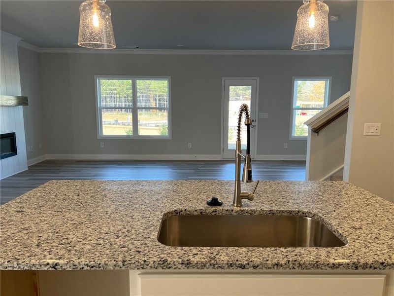 Close-up of interior finishes inside a home in Crofton Place Enclave, Snellville (Image 13).