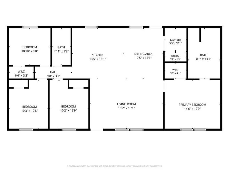 2D floor plan layout of this home in , Alto, GA (Image 3).