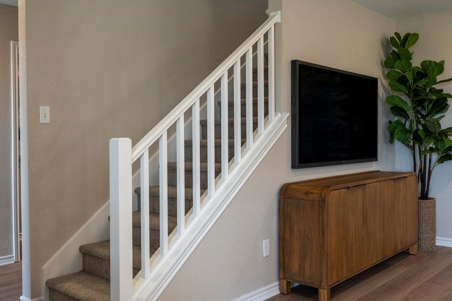 Open stair rail Open stair rail