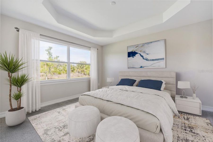Furnished interior view inside a new home in Coral Lakes - Tradition & Express, Punta Gorda (Image 11).
