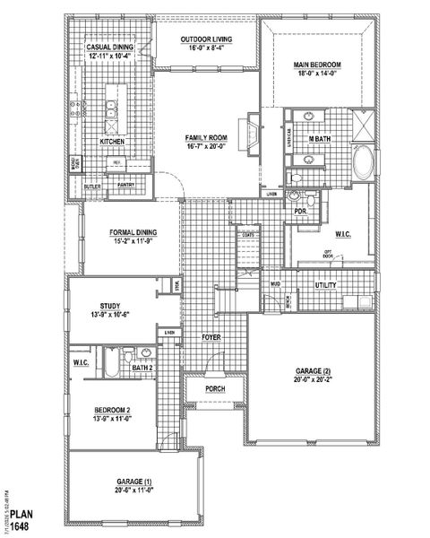 Plan 1648 1st Floor