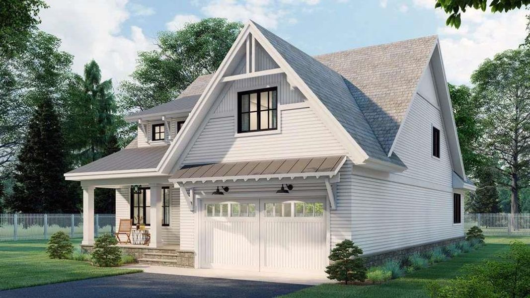 Front exterior of a new home in , Waco, GA, highlighting curb appeal (Image 20).
