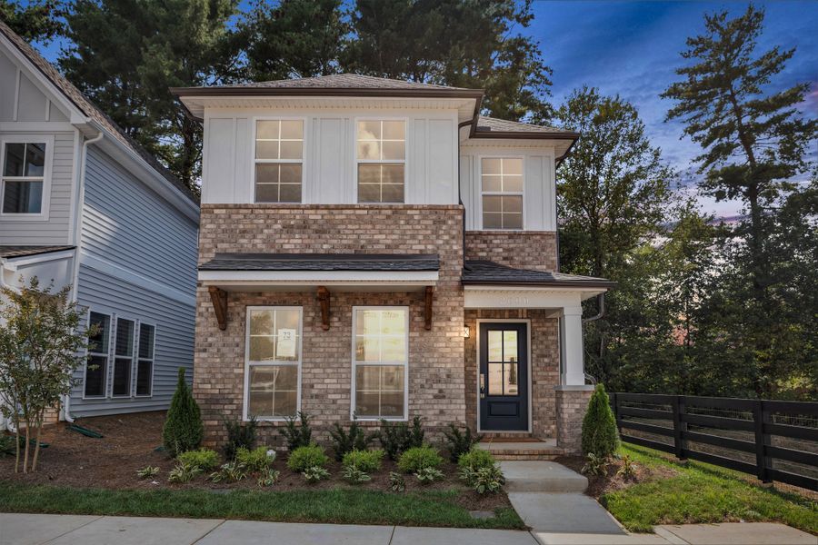 Representative exterior photo of a completed home built from the Crawford by Parkside Builders in The Woods, Gallatin, TN (Image 25).