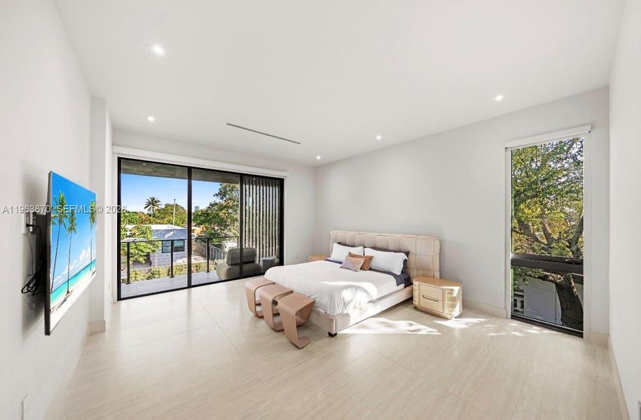 Furnished interior view inside a new home in , Miami (Image 5).