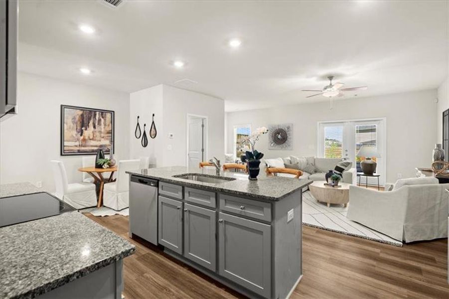 Furnished interior view inside a new home in , Dacula (Image 10). Furnished interior view inside a new home in , Dacula (Image 10).