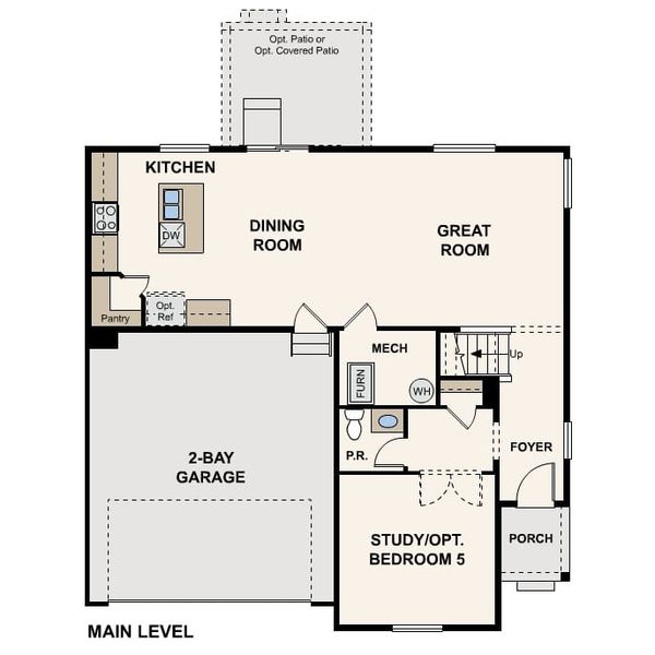 2D floor plan layout of this home in The Overlook at Johnstown Farms, Johnstown, CO (Image 2). 2D floor plan layout of this home in The Overlook at Johnstown Farms, Johnstown, CO (Image 2).