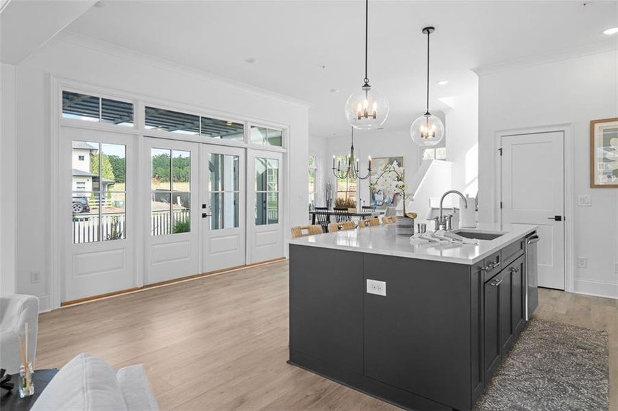 Furnished interior view inside a new home in Foxhall Residences, Douglasville (Image 29).