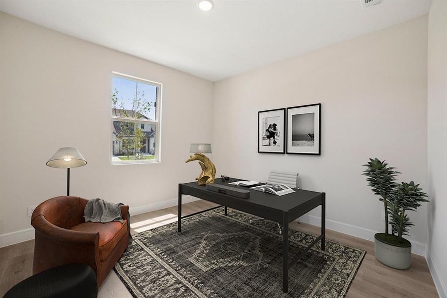 Furnished interior view inside a new home in Elevon, Lavon (Image 9). Furnished interior view inside a new home in Elevon, Lavon (Image 9).