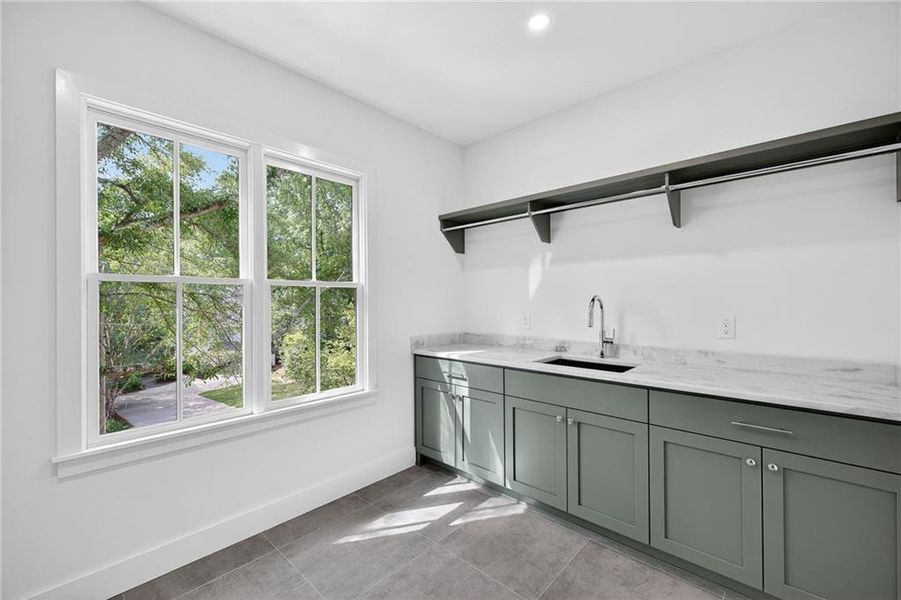 Furnished interior view inside a new home in , Atlanta (Image 29).