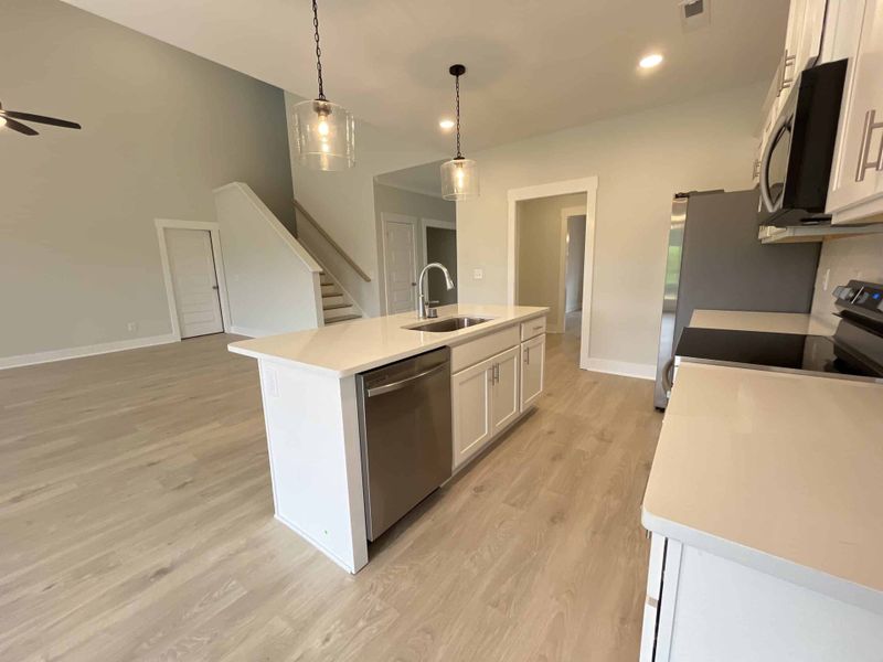 Furnished interior view inside a new home in Saundersville Station, Hendersonville (Image 4).
