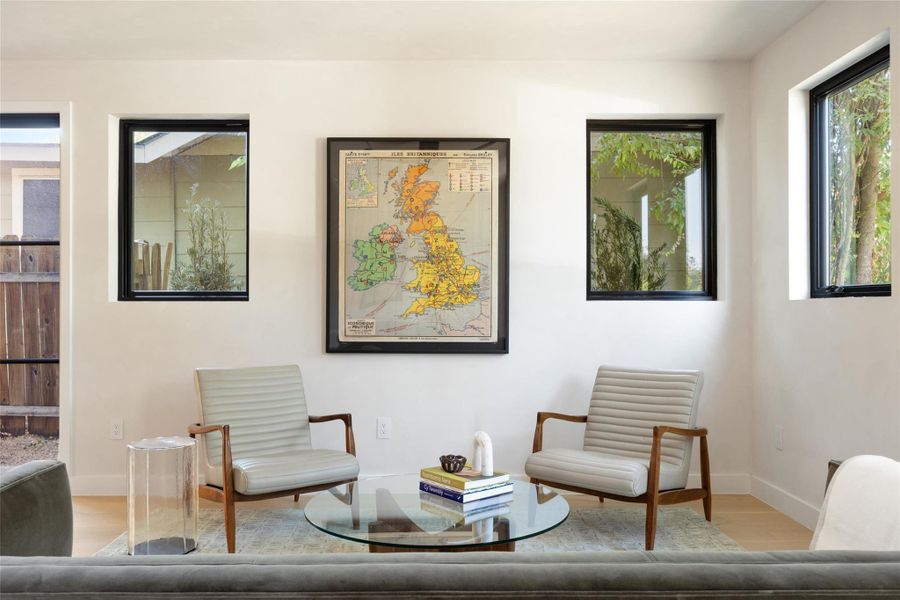 Furnished interior view inside a new home in , Austin (Image 4). Furnished interior view inside a new home in , Austin (Image 4).