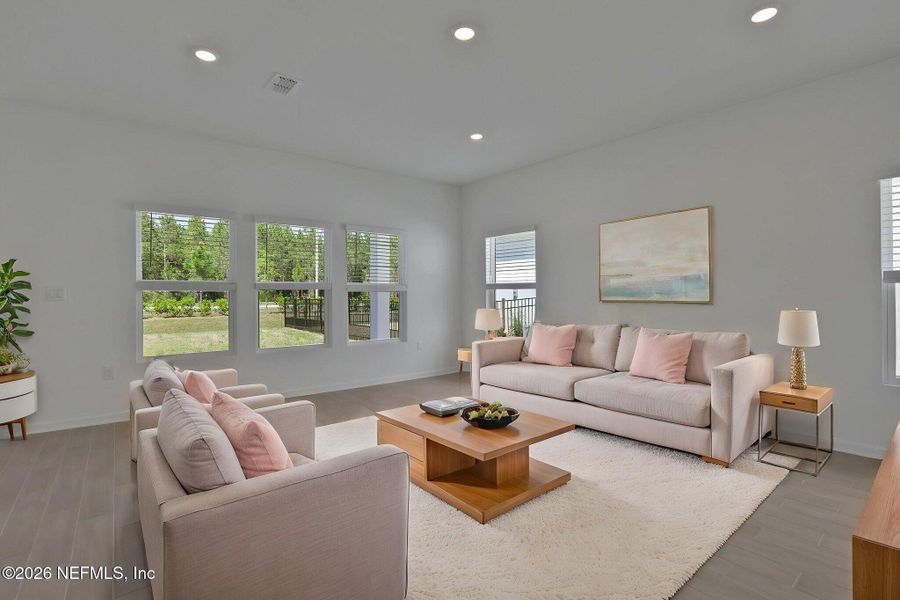 Furnished interior view inside a new home in Amberly, Green Cove Springs (Image 8).