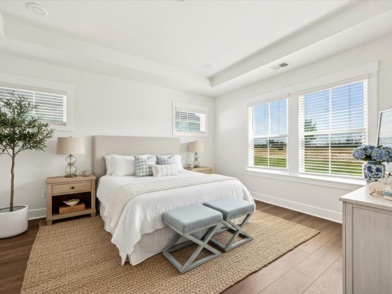 Furnished interior view inside a new home in The Coves at Lakes of Cane Bay, Summerville (Image 14).