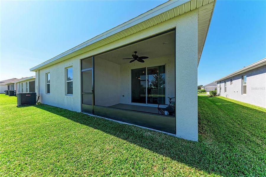 Exterior details and patio area of a home in Aviary at Rutland Ranch, Parrish (Image 3).
