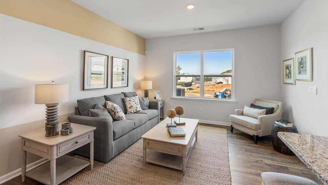 Furnished interior view inside a new home in Tanglewood Townes, Greenville (Image 11).
