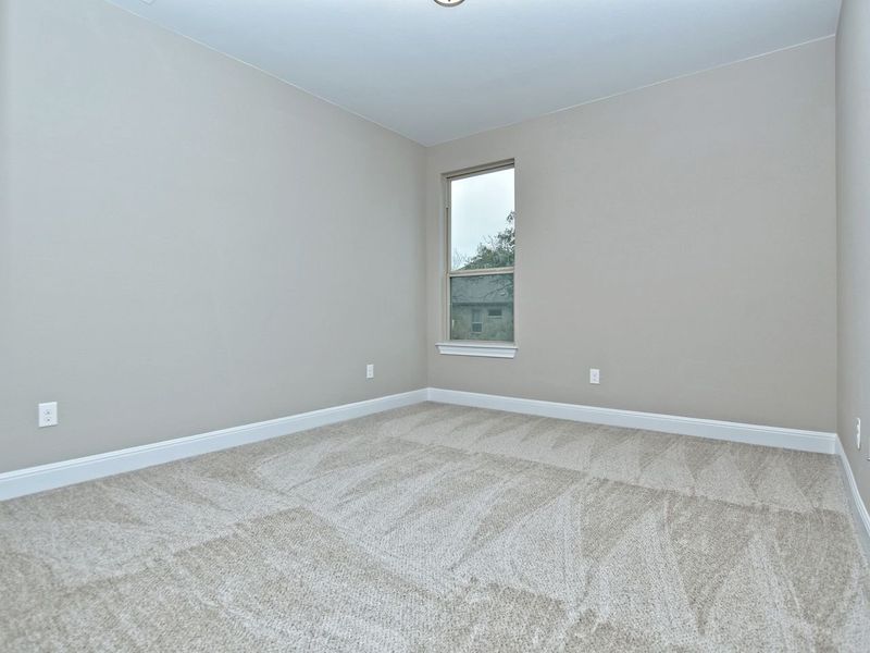 Representative unfurnished interior of a home built from the Madera II by Giddens Homes in Scofield Farms Estates, Georgetown (Image 417).