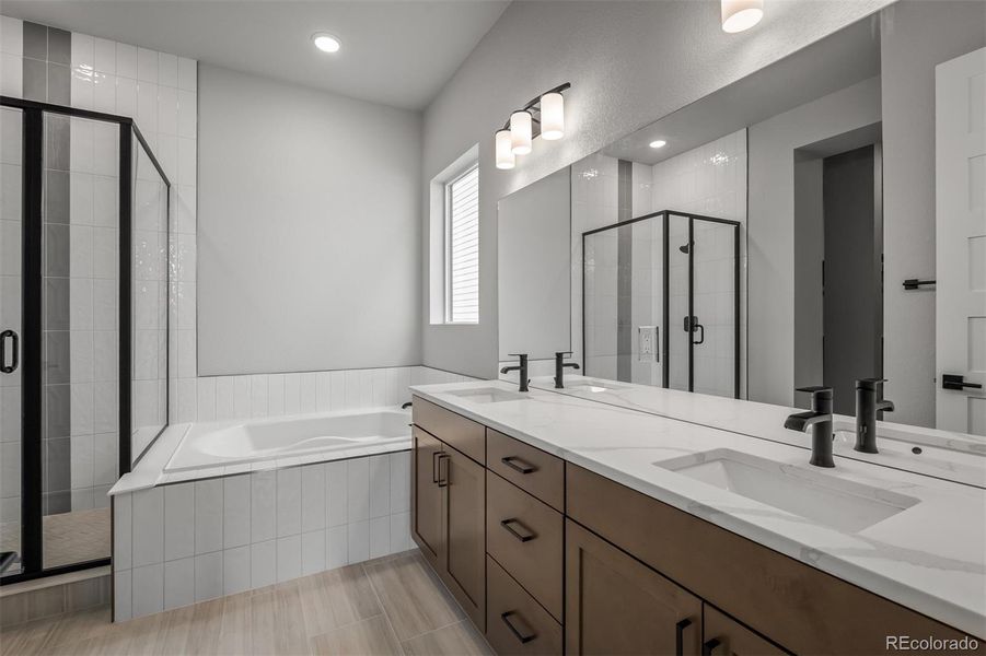 Furnished interior view inside a new home in Cloverleaf – Mountainview Collection, Monument (Image 9).