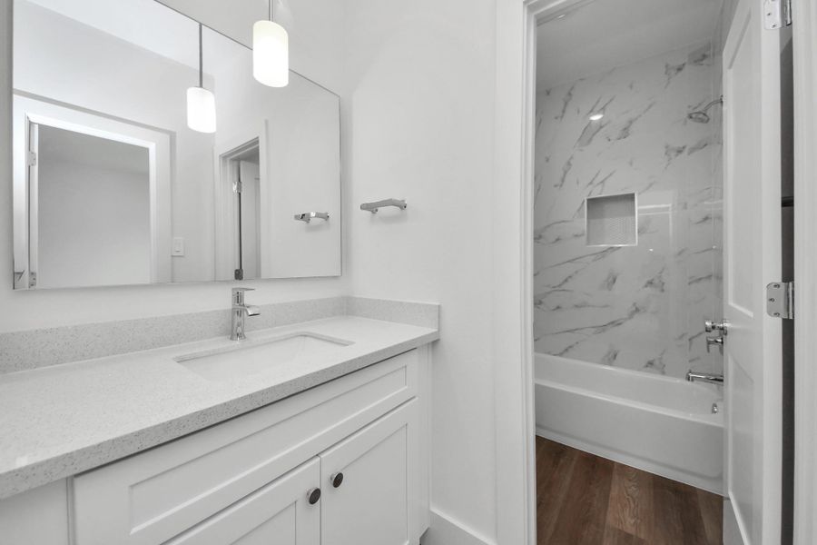 Furnished interior view inside a new home in , Houston (Image 7).