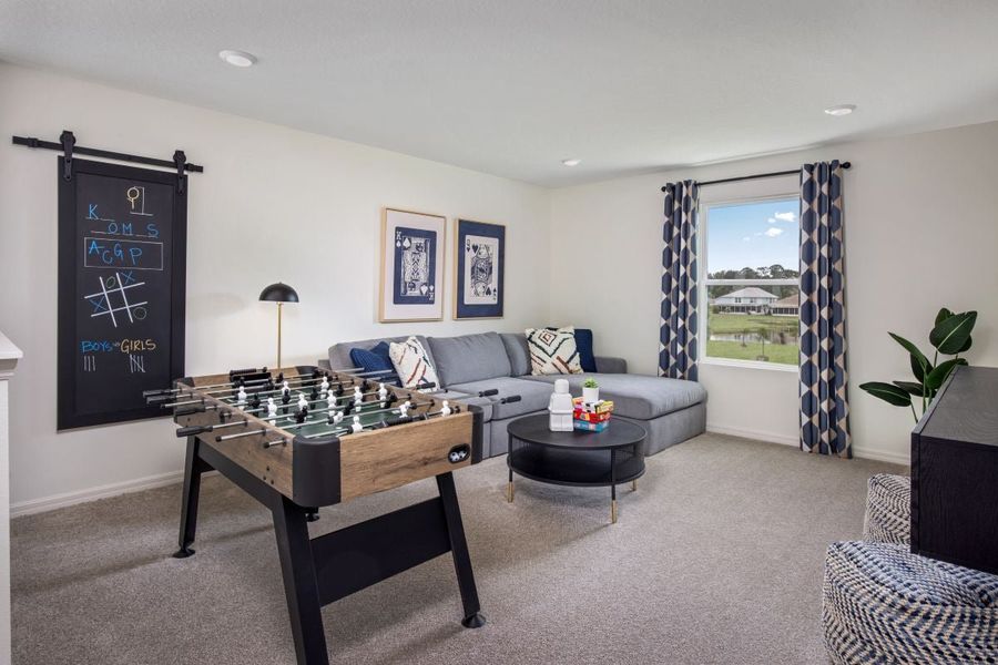 Representative furnished interior of a home built from the 2385 Modeled by KB Home in The Sanctuary I, Clermont (Image 7).
