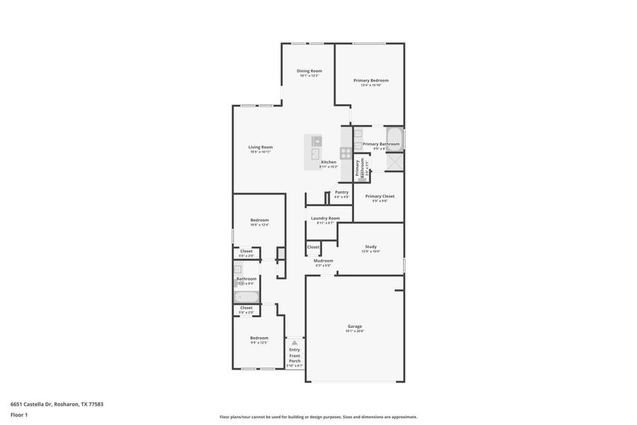2D floor plan layout of this home in Pine Lake Cove - Premier Series, Montgomery, TX (Image 2). 2D floor plan layout of this home in Pine Lake Cove - Premier Series, Montgomery, TX (Image 2).