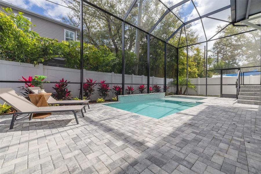 Exterior details and patio area of a home in , Tampa (Image 32).
