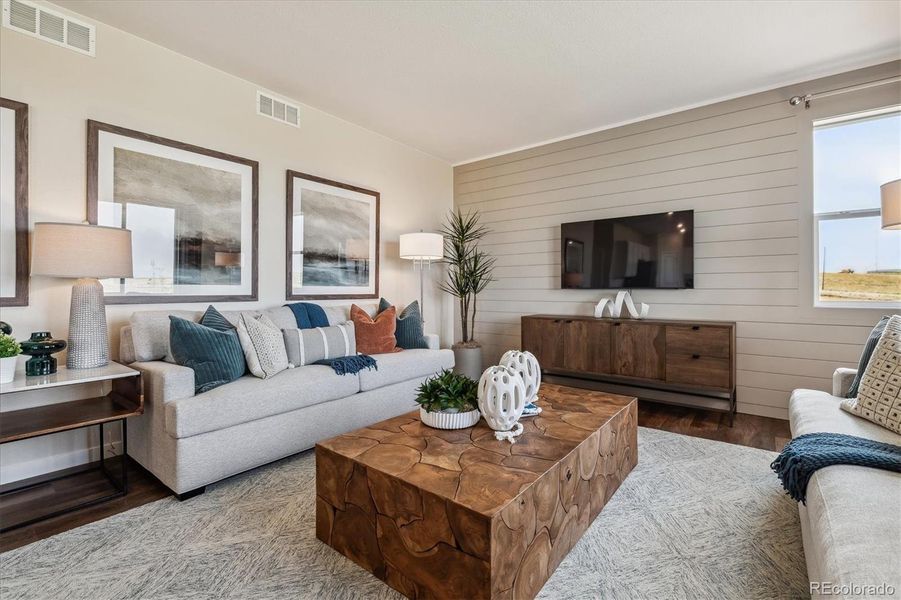 Furnished interior view inside a new home in Spring Valley Ranch, Elizabeth (Image 25).