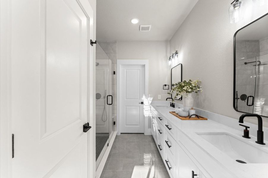 Furnished interior view inside a new home in , Houston (Image 8).