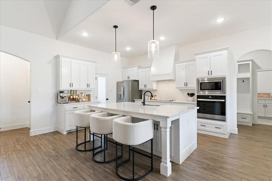 Furnished interior view inside a new home in , Springtown (Image 29).